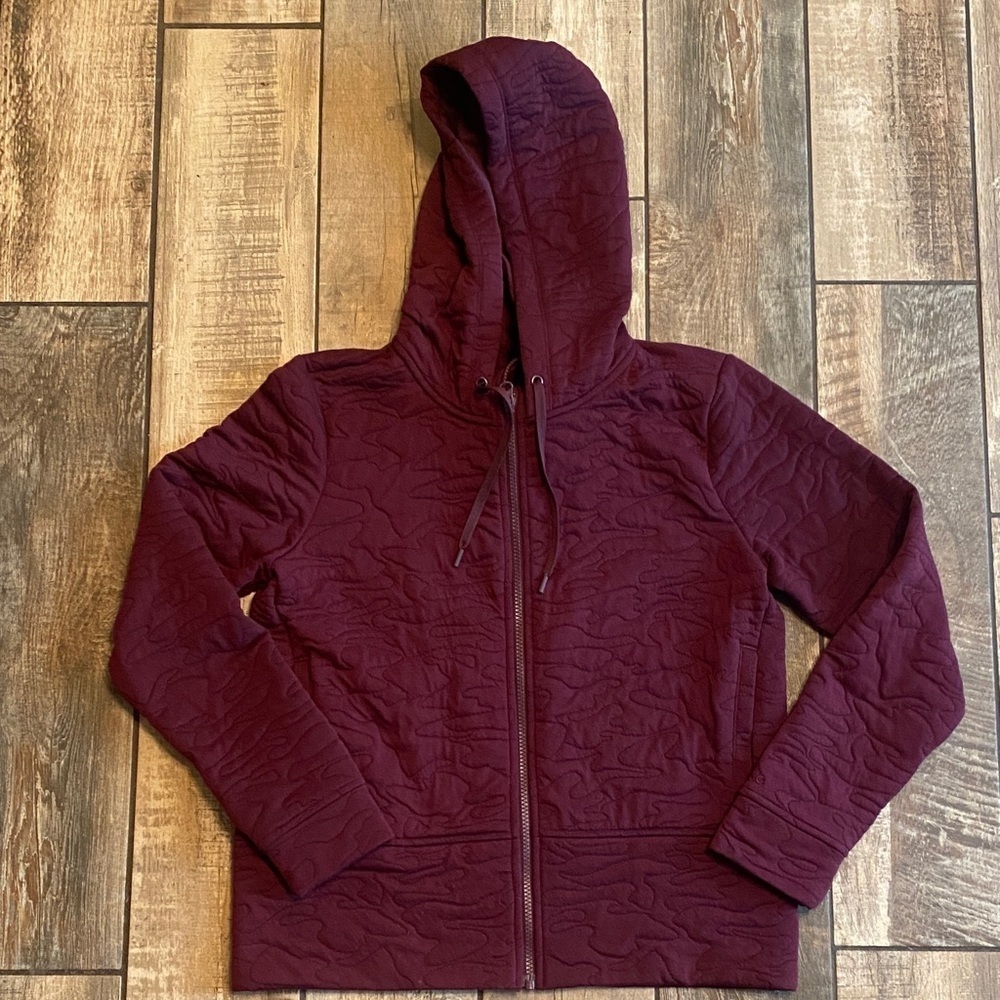 DSG Women's Quilted Maroon Bomber Jacket